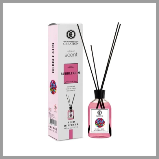 BUBBLE GUM Illatosító pálcikákkal – 50 ml KR020
