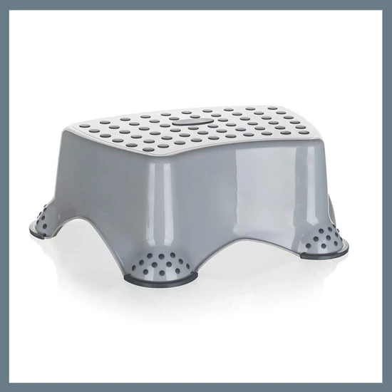 KEEPER Műanyag fellépő, 40 x 28 x 14 cm, szürke 53995119