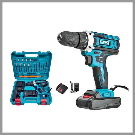 Flinke - Akkus Fúrógép 48V, 2 db Akkumulátorral FK-8004