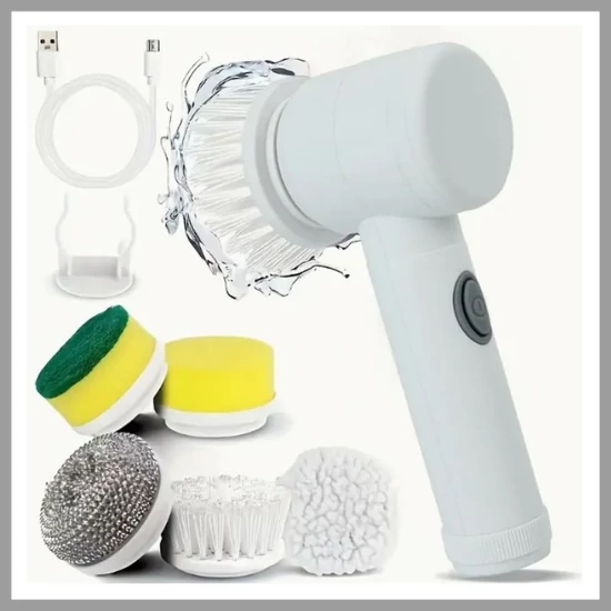 5 az 1-ben újratölthető elektromos tisztítókefe készlet LH405792