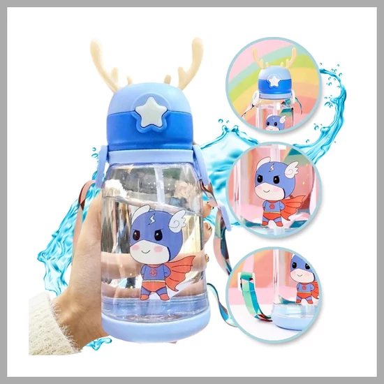 Gyermek kulacs szívószállal 480 ml BD30N