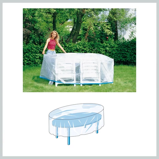 Kertiasztal-huzat 220*190*85 cm 14315-L