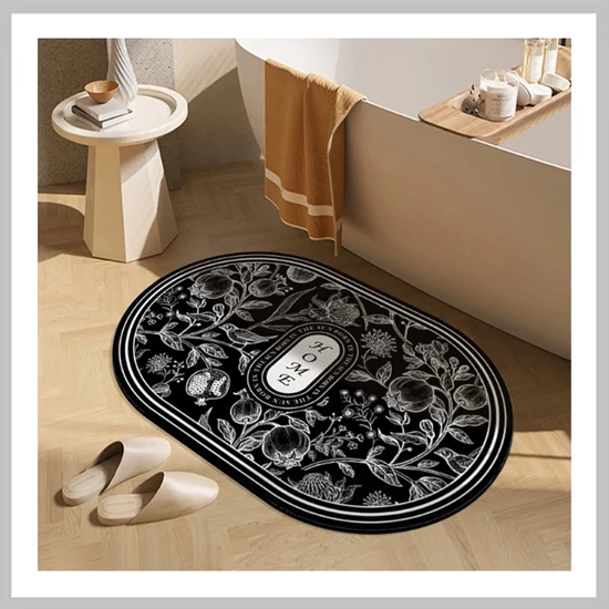 Vintage fürdőszobai kilépő 60 x 90 cm Home DYW07