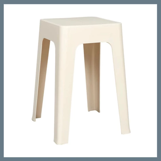 Műanyag szék, krémszínű 34,5 x 34,5 x 47 cm HDO0425