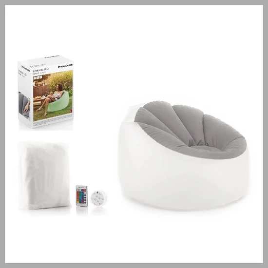 Felfújható szék, többszínű LED-del és távirányítóval 5260103729