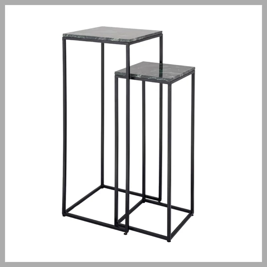 PTMD oldalasztal, márvány, 102 cm-es 2 db-os készlet 8720014724830