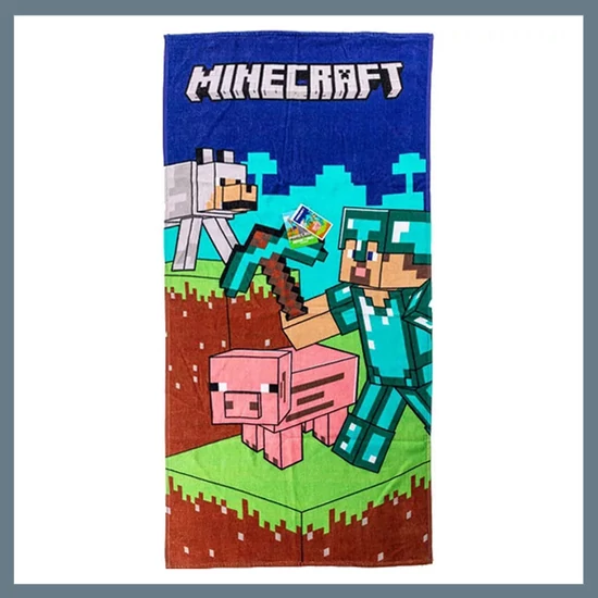 Minecraft Diamond Armor fürdőlepedő, strand törölköző 70x140cm CBX2402154MC