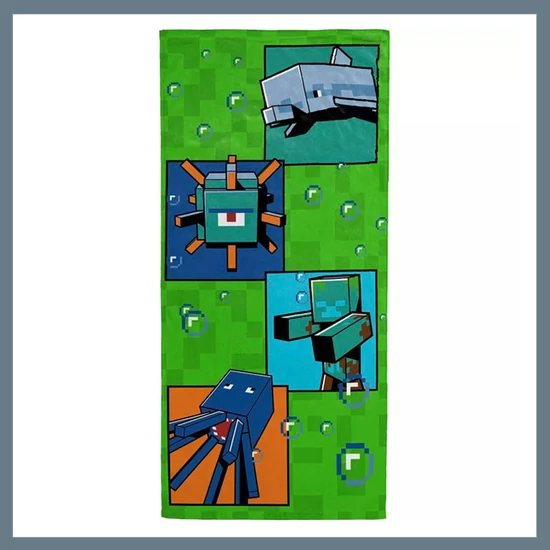 Minecraft Ocean Depths fürdőlepedő, strand törölköző 70x140cm CBX24078254MC