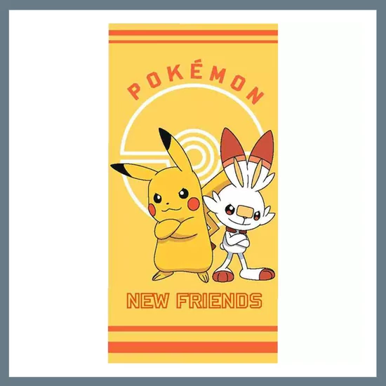 Pokémon New Friends fürdőlepedő, strand törölköző 70x140cm CBX2408002POK