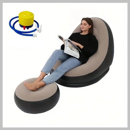 Felfújható pihenőfotel lábtartóval + pumpa (T) YM1178913