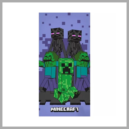 Minecraft Purple fürdőlepedő, strand törölköző 70x140cm
CBX11311JE
