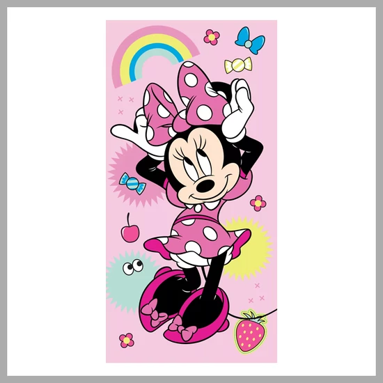 Disney Minnie Szivárványos fürdőlepedő, strand törölköző 70x140cm
JFK034699