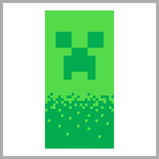 Minecraft fürdőlepedő, strand törölköző Digital Creeper 70*140cm
JFK103397