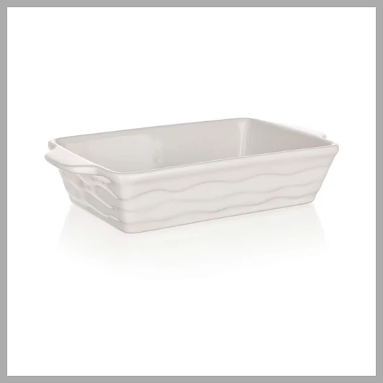 Kerámia sütőtál CULINARIA 30x17 cm fehér, szögletes 60ZF03