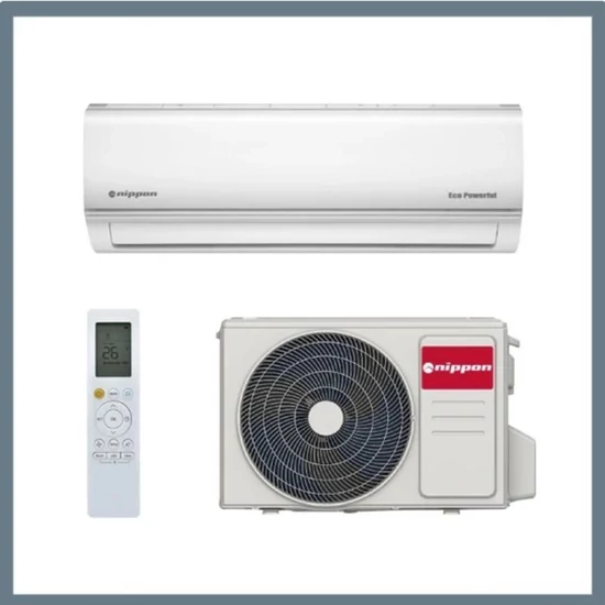 Nippon KFR 09DCB ECO POWERFUL Inverteres Split Klíma Beépített Wifivel 2,6kW BIT-KLI-019