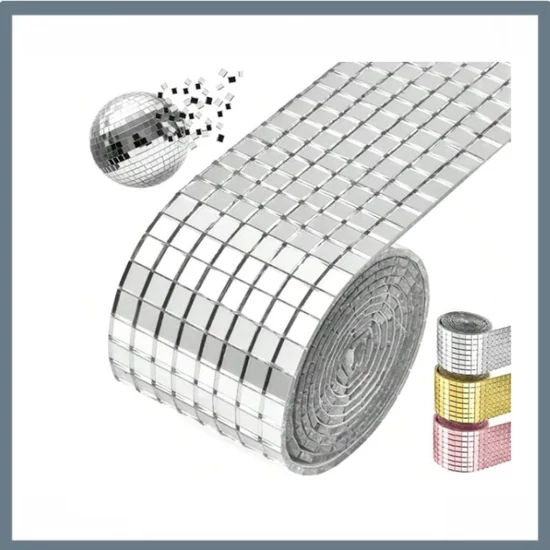 Öntapadó mozaikcsempék – 4x30 cm ezüst 33753844