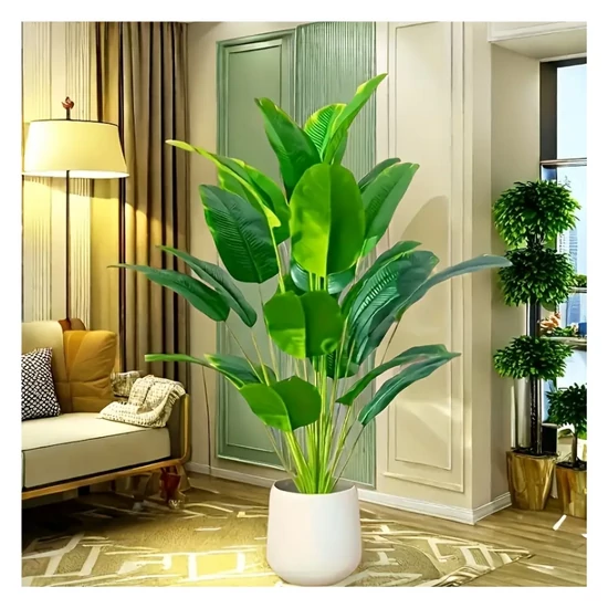 Műpálma dekoráció – magas, élethű műnövény 82 cm HT141501882