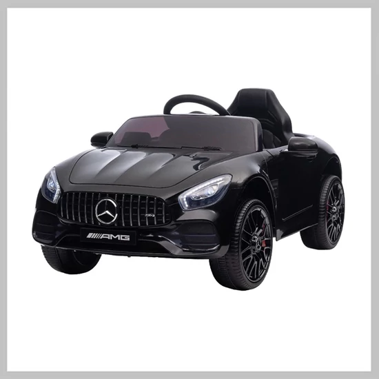 Elektromos játékautó gyerekeknek, Mercedes AMG, 2x25W, USB  Távirányító, fekete FL1888