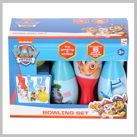 Paw Patrol Bowling készlet 6 db-os PWP20-3411-BOYS