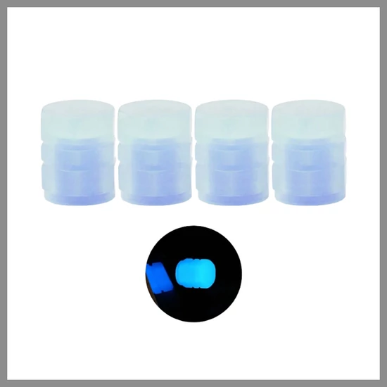 Sötétben világító szelepsapka, 4db 26854638