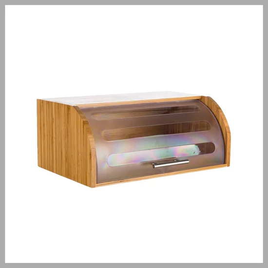 Banquet Bambusz kenyértartó 40,5 × 27 × 17 cm, műanyag fedéllel 27101007