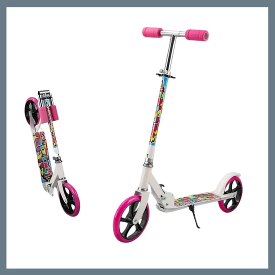 Összecsukható hordozható roller - Rózsaszín 601099661545798-R