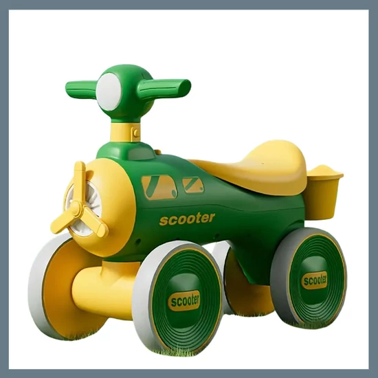 MIIYOUNG 4-kerekű játék motor gyerekeknek – Zöld 601099689312543-Z