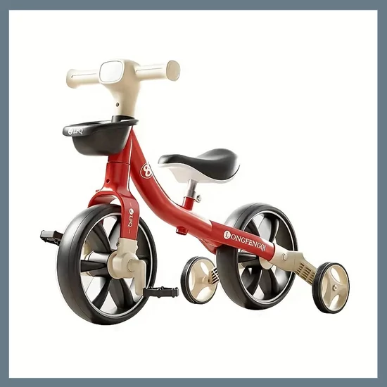 Pótkerekes bicikli gyerekeknek - Piros 601099948439200-P