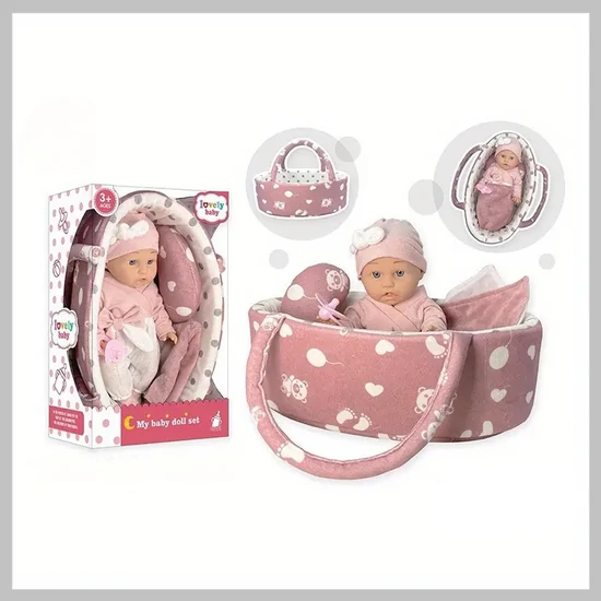 Játékbaba hordozó kosárral  (T) YT301767