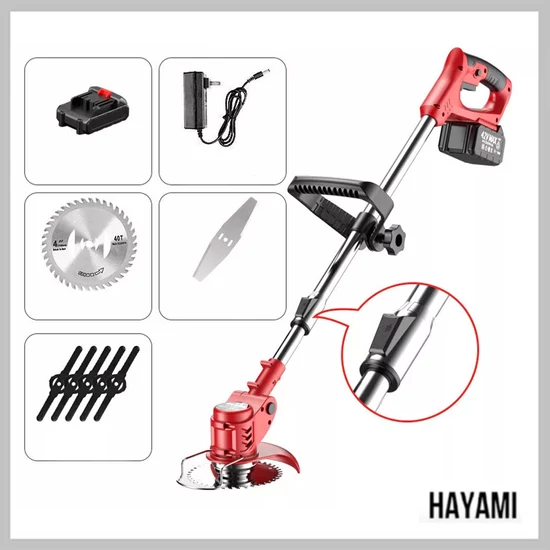 HAYAMI akkus fűkasza 48V 2 akkuval HA-1037