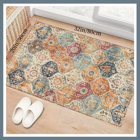 Bohém marokkói stílusú szőnyeg 50 x 80 cm 601099697586031-5080