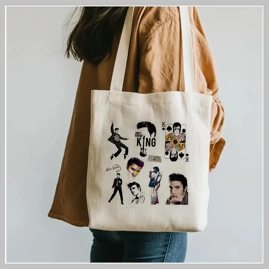 Elvis vászontáska 40 x 35 cm NW810789
