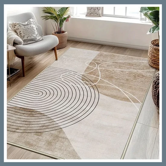 Modern geometrikus mintás bársony szőnyeg 80 x 160 cm YC510052-1