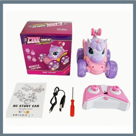 Távirányítós Unikornis kaszkadőr Autó JG967644