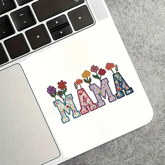4 db MAMA virágos matrica 4 x 8 cm MX1371816