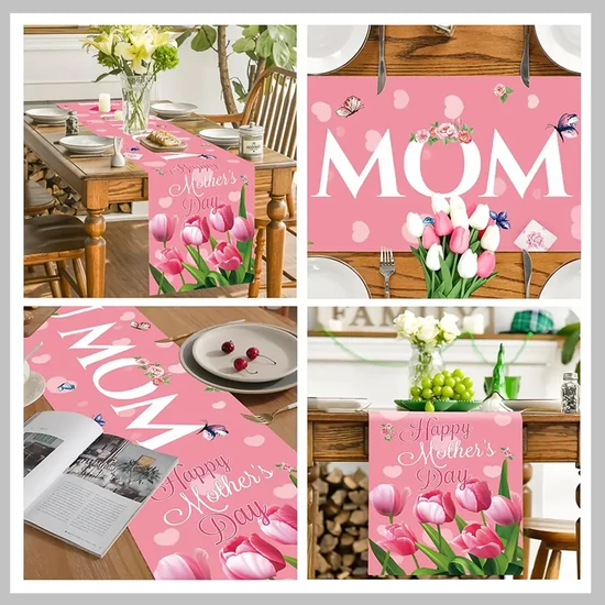 Anyák napi asztali díszterítő 33 x 182 cm WE462819