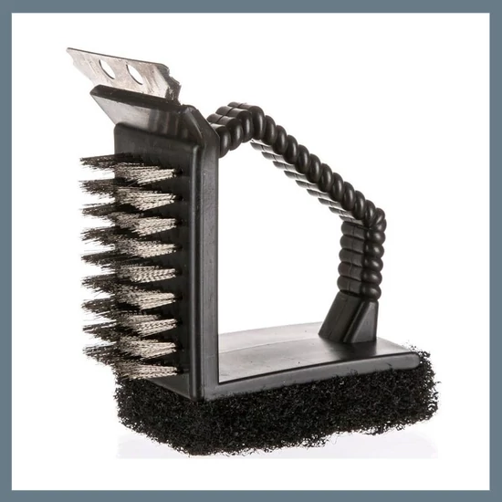 HAPPY GREEN 3 az 1-ben grilltisztító kefe 50122355