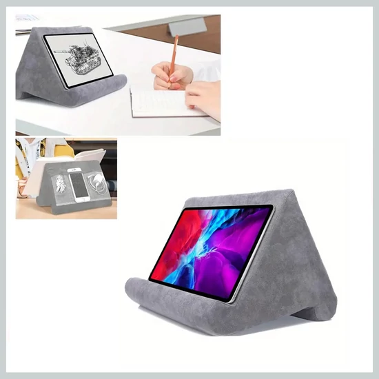 Tablet- és könyvtartó párna – szürke CQ883090