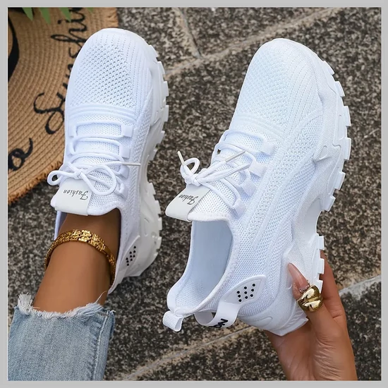 Női ultrakönnyű sneakers cipő fehér CU586054