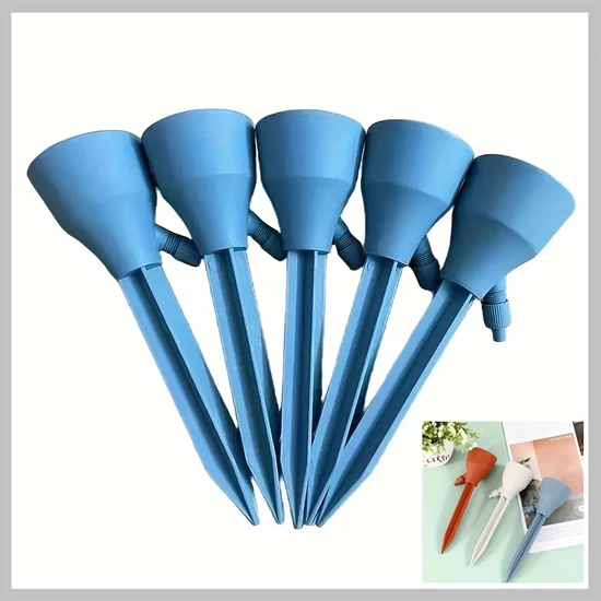 5 db leszúrható öntözőtölcsér szett palackokhoz RU241120