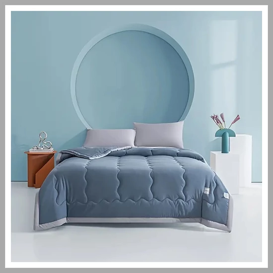 Egyszínű nyári paplan - Világoskék, 150 x 200 cm (T) UY1133169-c