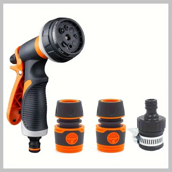 Többfunkciós nagynyomású kerti locsolópisztoly – 8 állítható szórási móddal DH1045620