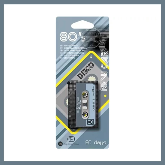 Autós légfrissítő Retro kazetta, új autó illat 11799