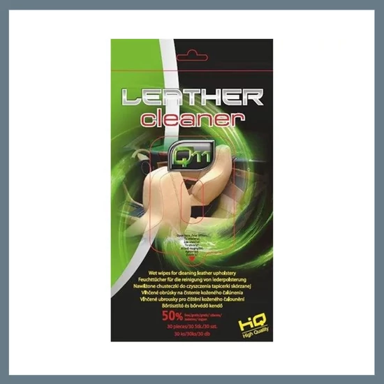 Q11 bőrkárpit ápoló & tisztító kendő 30 darabos csomag 16770