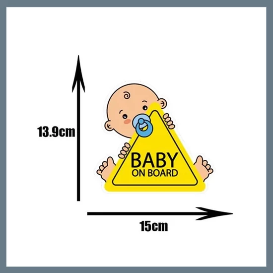 Baby on Board matrica 13,9x15cm SLH9316