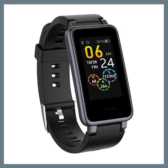 ActiveSense fekete okoskarkötő - Pulzus, Vérnyomás, Véroxigénszint mérés holm0675