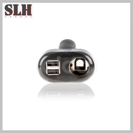 Alca szivargyújtós elosztó 2+1 USB  12V 510100