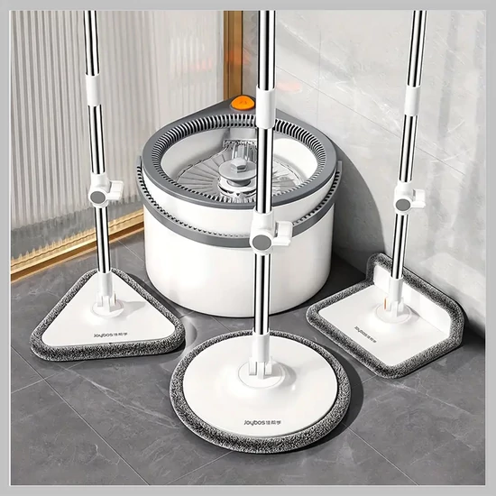 JOYBOS forgó felmosó és kétrekeszes vödör rendszer, 3 cserélhető fejjel AN142959