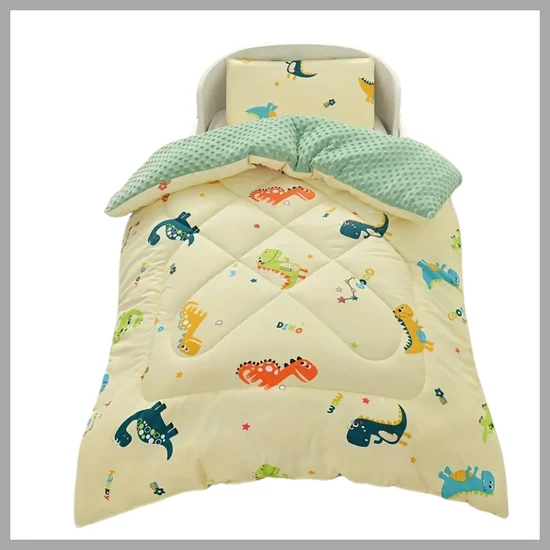 4 évszakos takaró kiságyhoz – Dinoszaurusz mintás , 100x120 cm GH42210-e