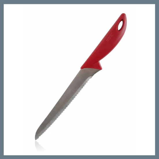 BANQUET Kenyérvágó kés CULINARIA - Piros, 20 cm 25D3RC011